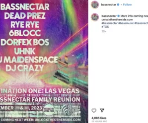Bassnectar Announces First Live Show Since His “Cancelation”