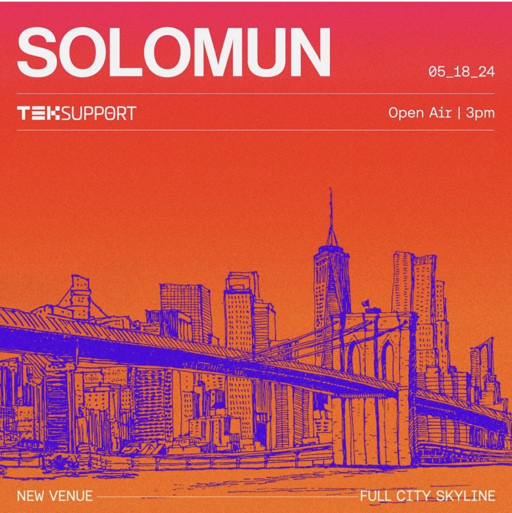 Solomun Teksupport May 18th New York City