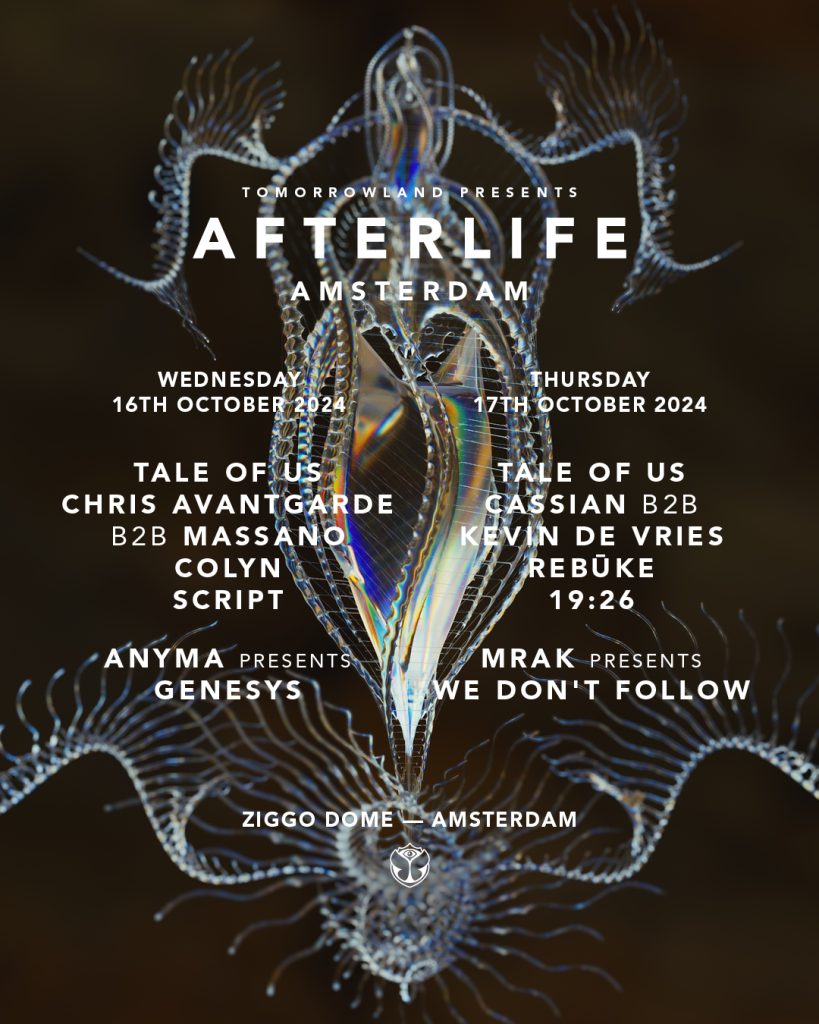 Afterlife Amsterdam Lineup