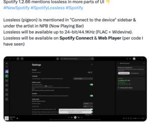 Leaks Reveal Spotify Will Roll Out Lossless Audio Feature Soon