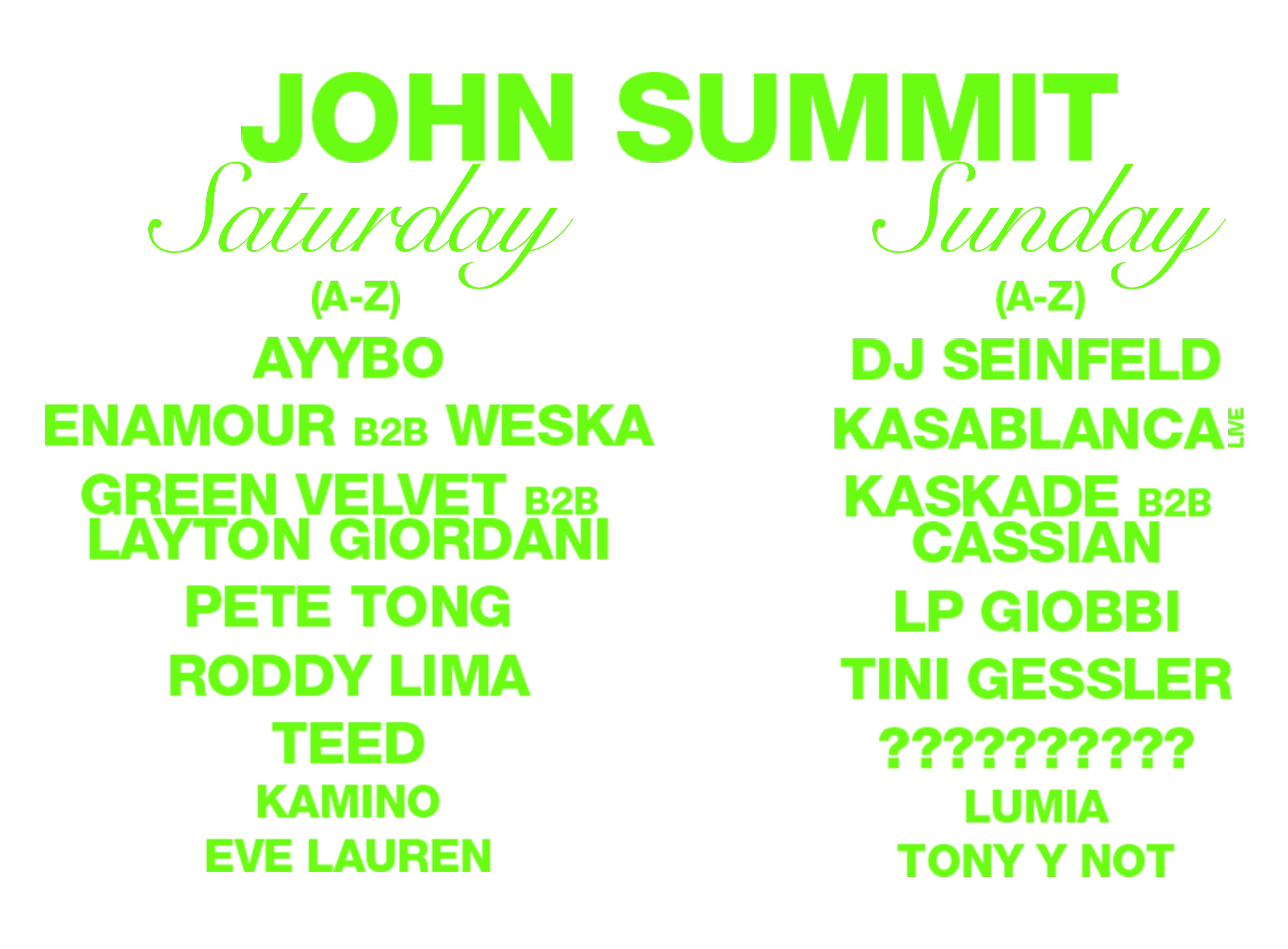 Lineup | Experts Only Festival NYC — Experts Only