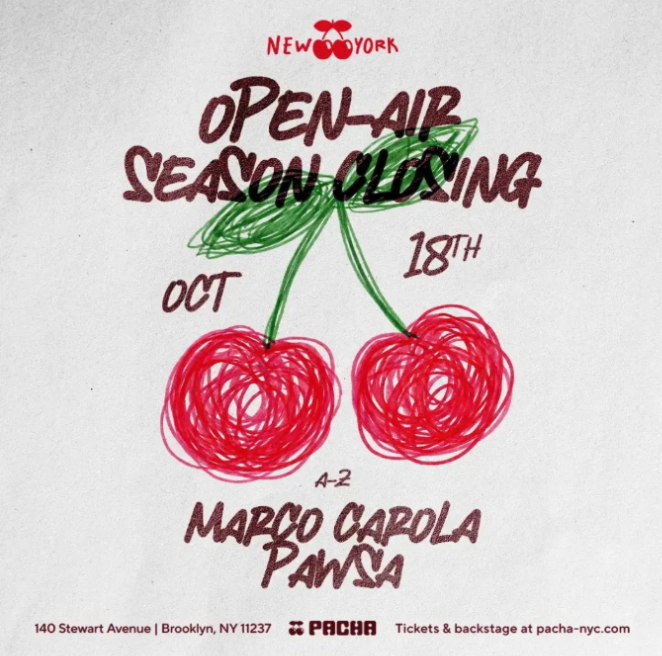 Pacha New York Closes Season with Marco Carola and PAWSA
