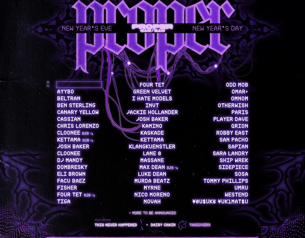 FISHER, Kaskade, and More Join PROPER NYE/NYD 2026 Lineup