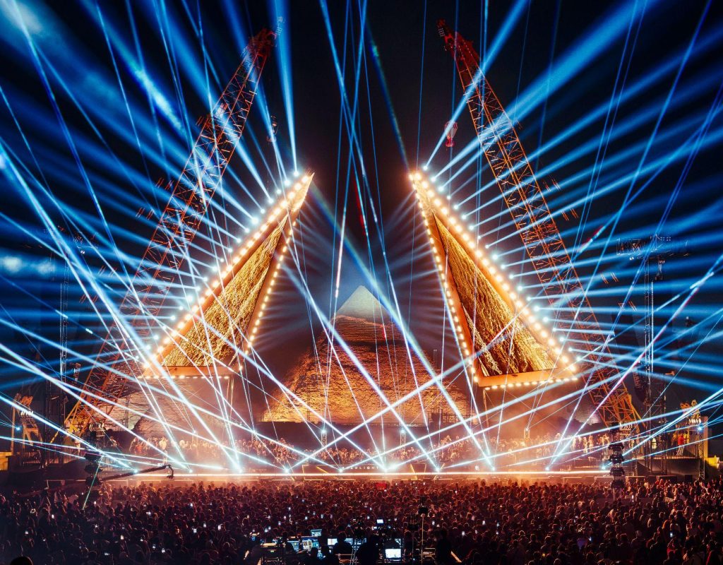EXIT Festival Debuts Starlight at the Pyramids of Giza