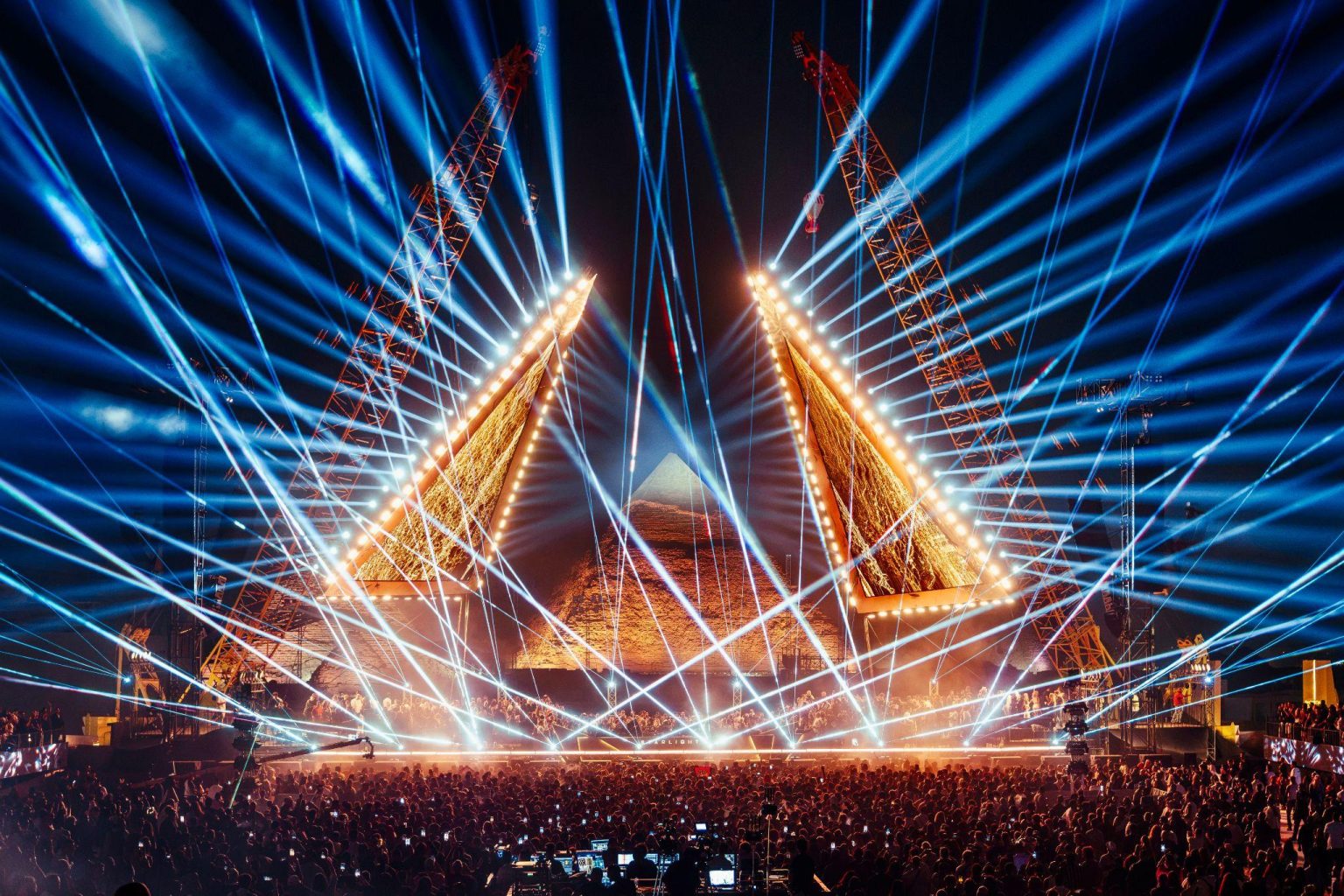EXIT Festival Debuts Starlight at the Pyramids of Giza