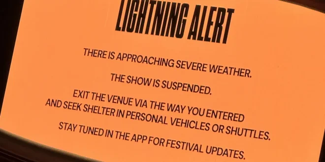 Severe Weather Forces Early End to Head Trip Day 1